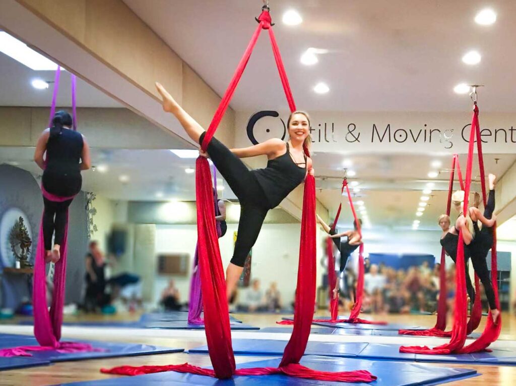 Introduction to Aerial silks for Merry & Bright- 7 week series with Shar Bliss