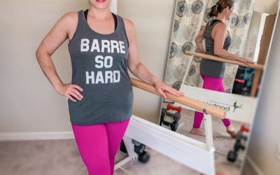Barre Above® Class.  Live, Online with Erika Levy