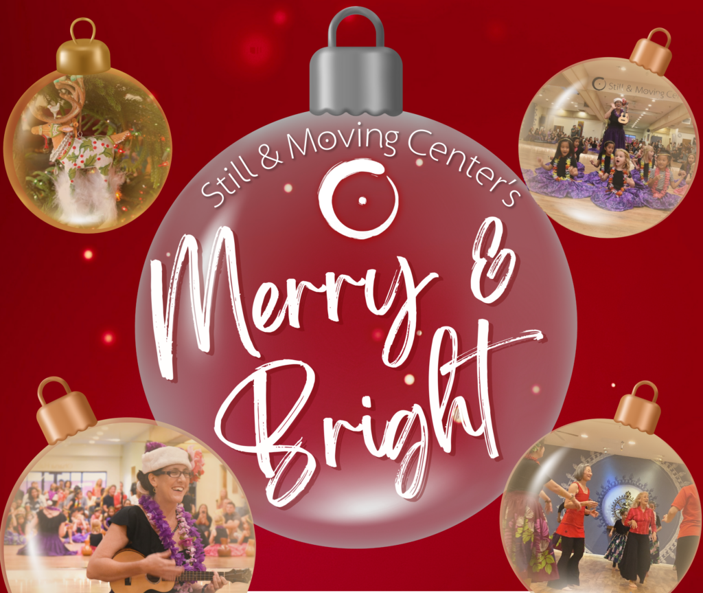 Merry & Bright Celebration with Bite-Size Potluck.  In-person & Online