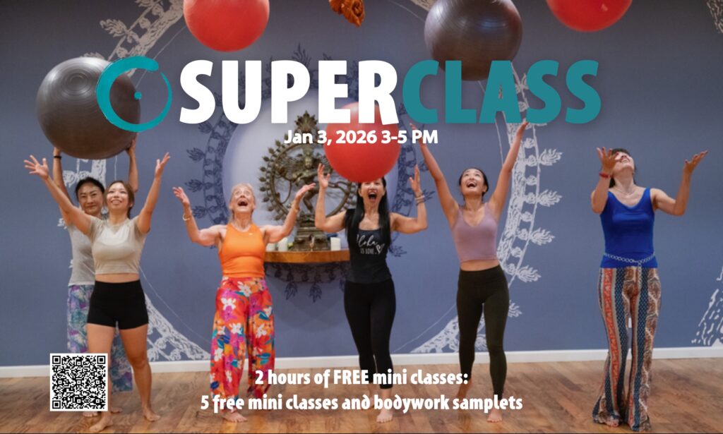 New Years SuperClass 2026 & January Benefit Challenge. In-person & Live Online